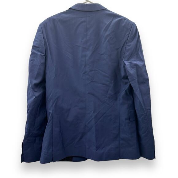 The Kooples Wool Blue Fitted Two Button Closure Suit Blazer Jacket Sz 38 NEW - Picture 6 of 13